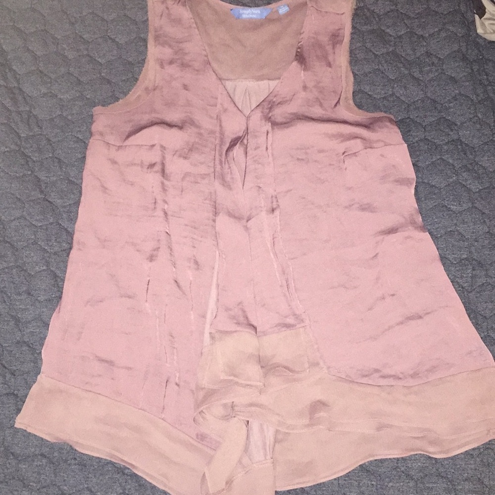 Vera Wang medium flowy top.
